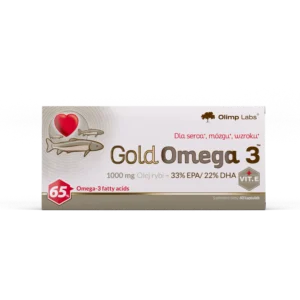 Gold Omega 3 - 60 kaps. (65%)/1000 mg (blistry)