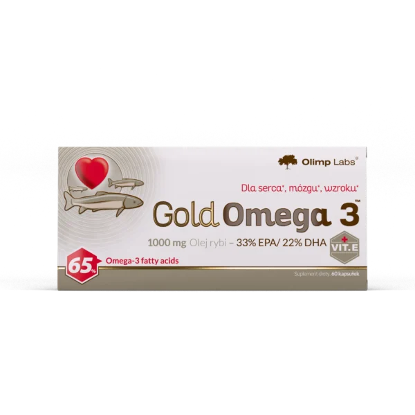 Gold Omega 3 - 60 kaps. (65%)/1000 mg (blistry)